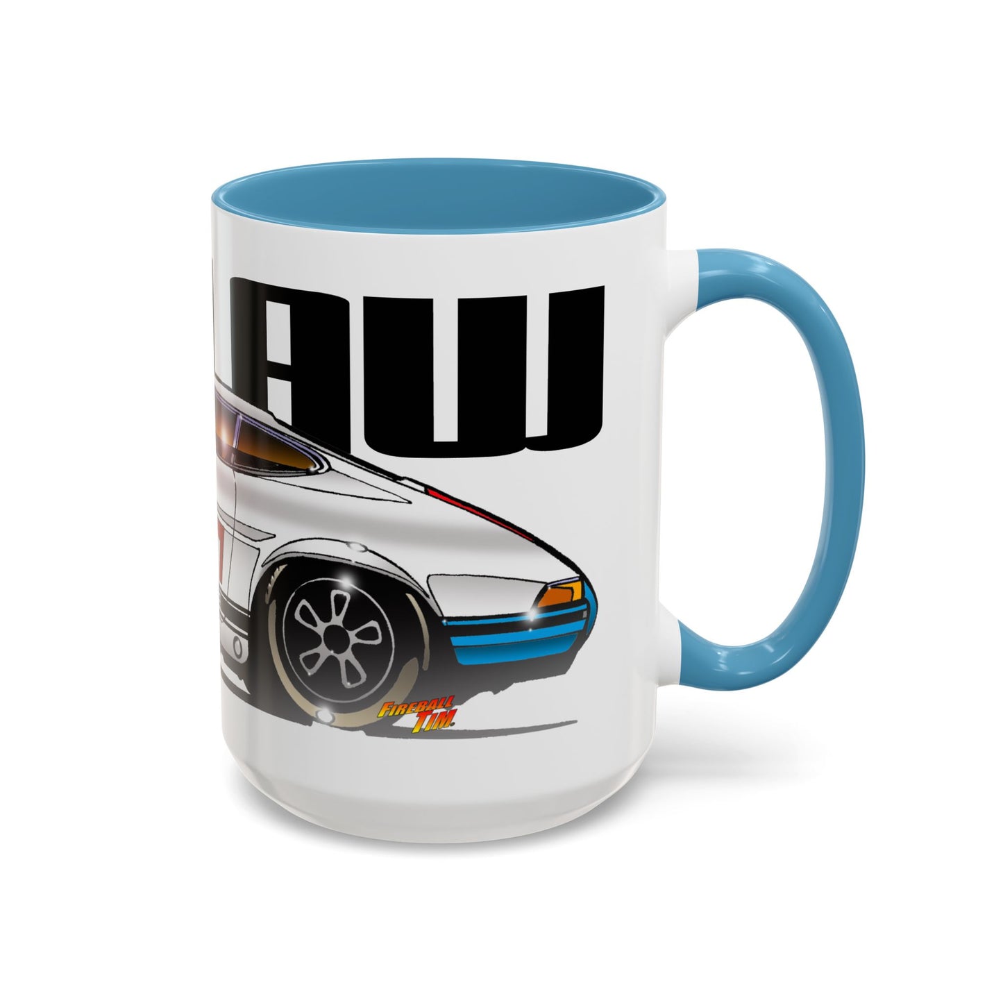 MAGNUS WALKER Urban Outlaw 277 Fireball Art Coffee Mug - 2 Sizes