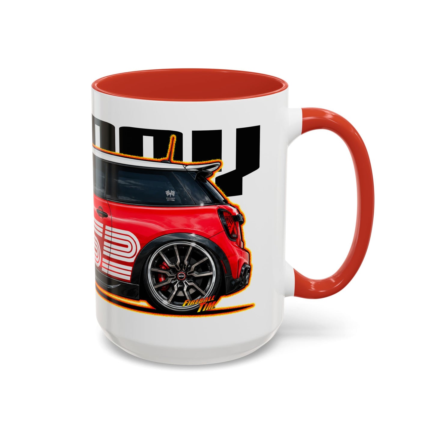 MINI COOPER 2026 Victory Edition Collectible Freball Art Coffee Mug - 2 Sizes