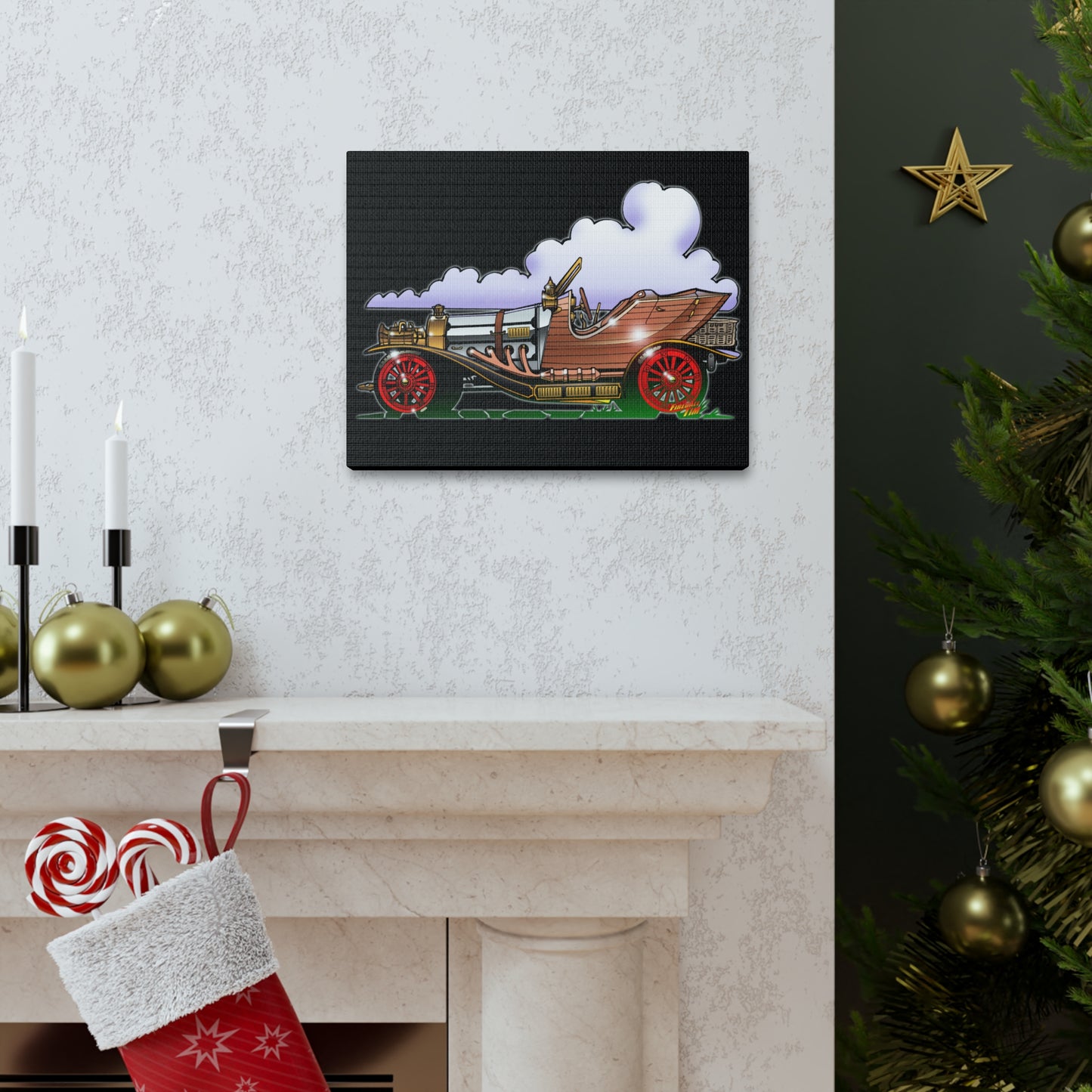 CHITTY CHITTY Bang Bang Movie Car Concept Art Canvas Print 11x14