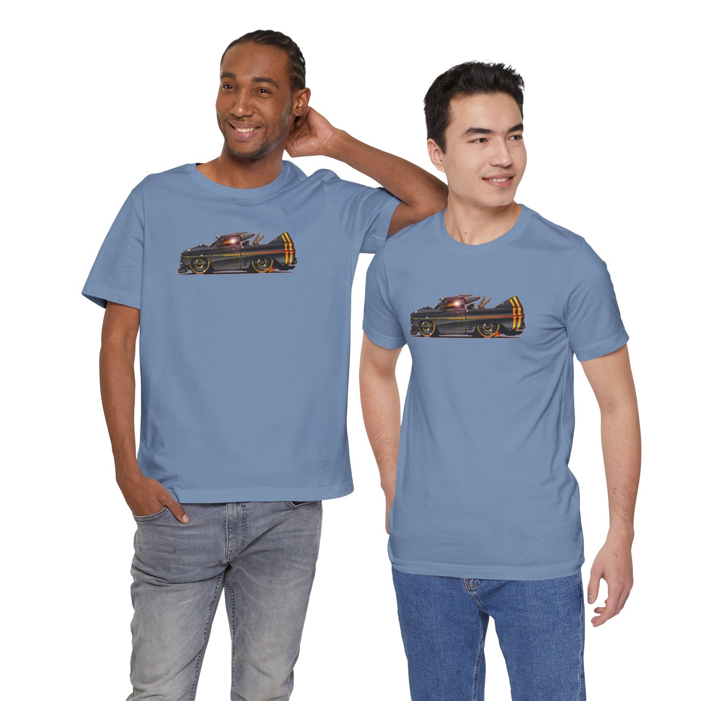 CHEVROLET C10 1960 Stinger Pickup Truck Concept Art Custom Short Sleeve Tee 8 Colors