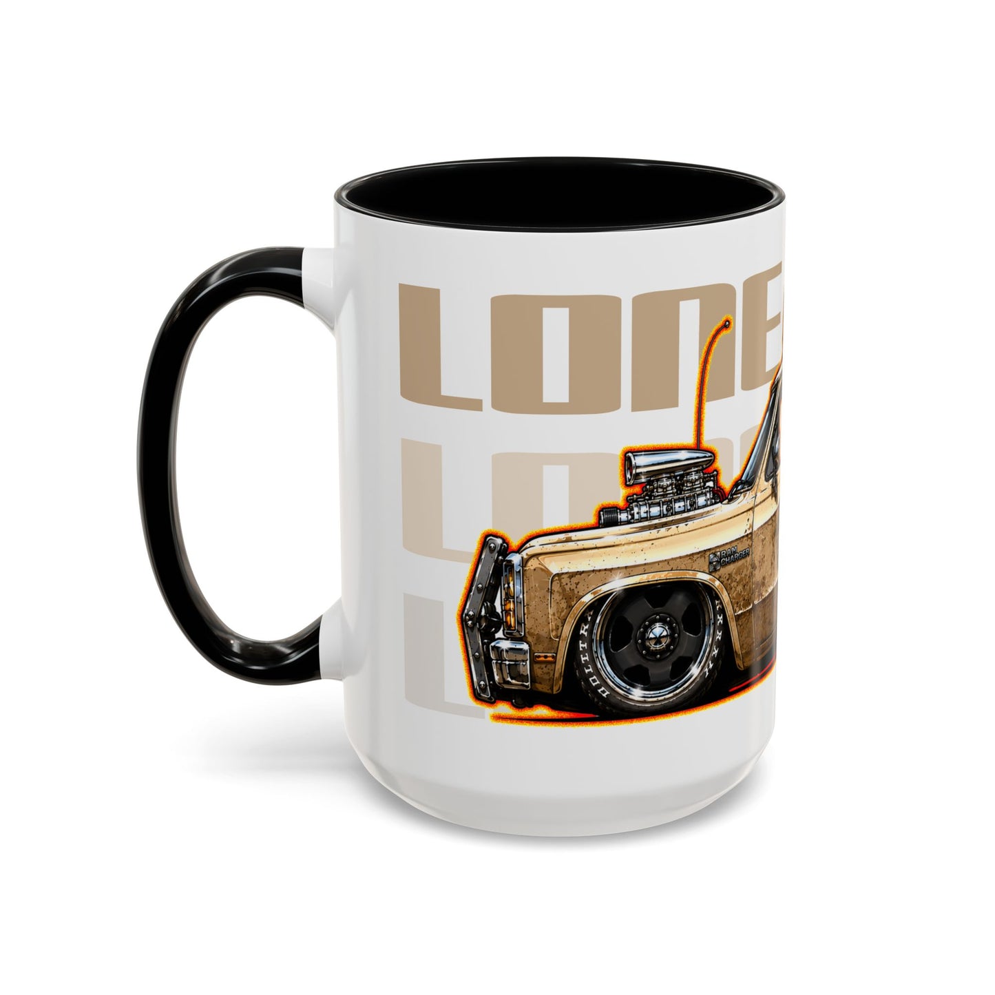 LONE WOLF MCWADE 1983 Dodge Ramcharger Collectible Art Coffee Mug - 2 Sizes