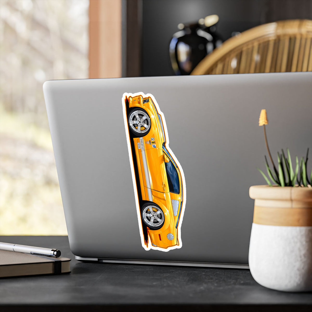 FORD MUSTANG SHELBY GT-C 2008 Collectible Fireball Art Stickers in 4 Sizes