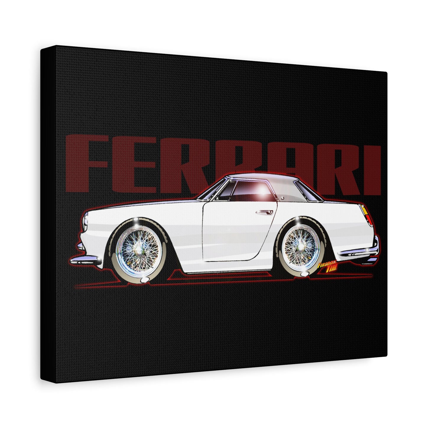 FERRARI 250GT 1959 Classic Car Canvas Print Wall Art - 11x14