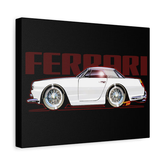 FERRARI 250GT 1959 Classic Car Canvas Print Wall Art - 11x14