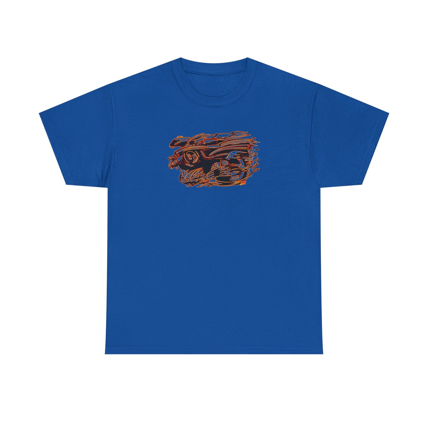 HOT ROD CHEVY Muscle Car Fireball Tee Shirt - Multiple Colors