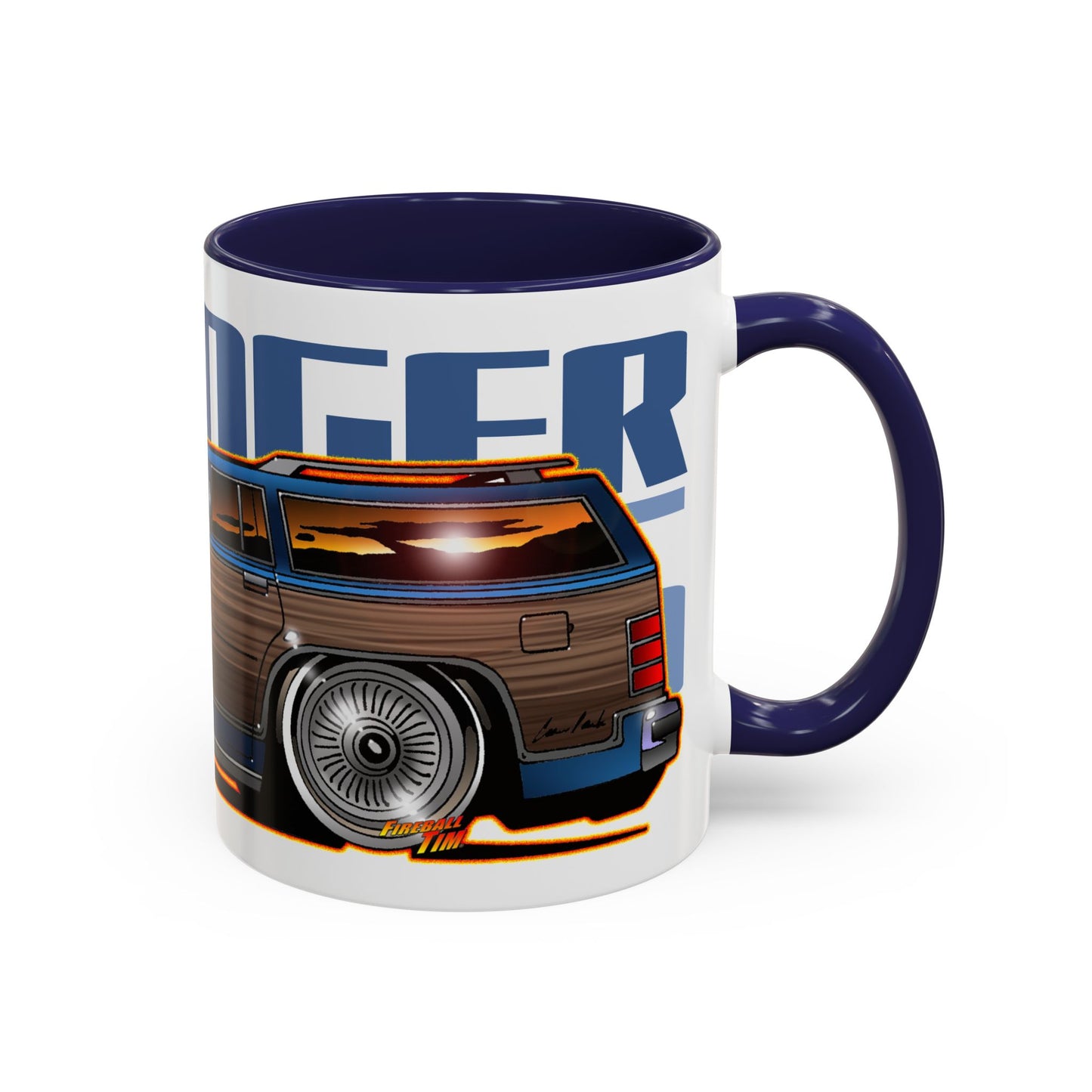 STRANGER THINGS Mercury Colony Park Wagon Collectible Fireball Art Coffee Mug - 2 Sizes