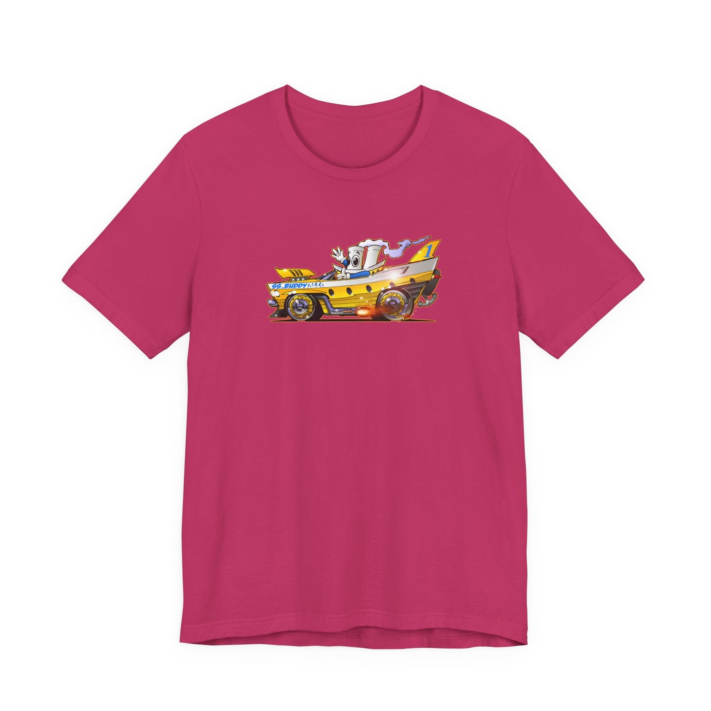 BUDDY CRUISE BUDDYMOBILE Custom Car Art Short Sleeve Tee in 17 Colors