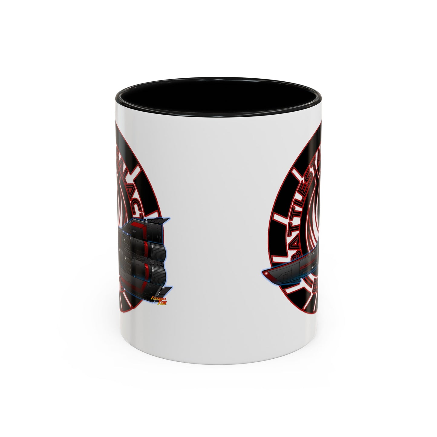 BATTLESTAR GALACTICA Viper Concept Art Crest Coffee Mug 11 and 15oz