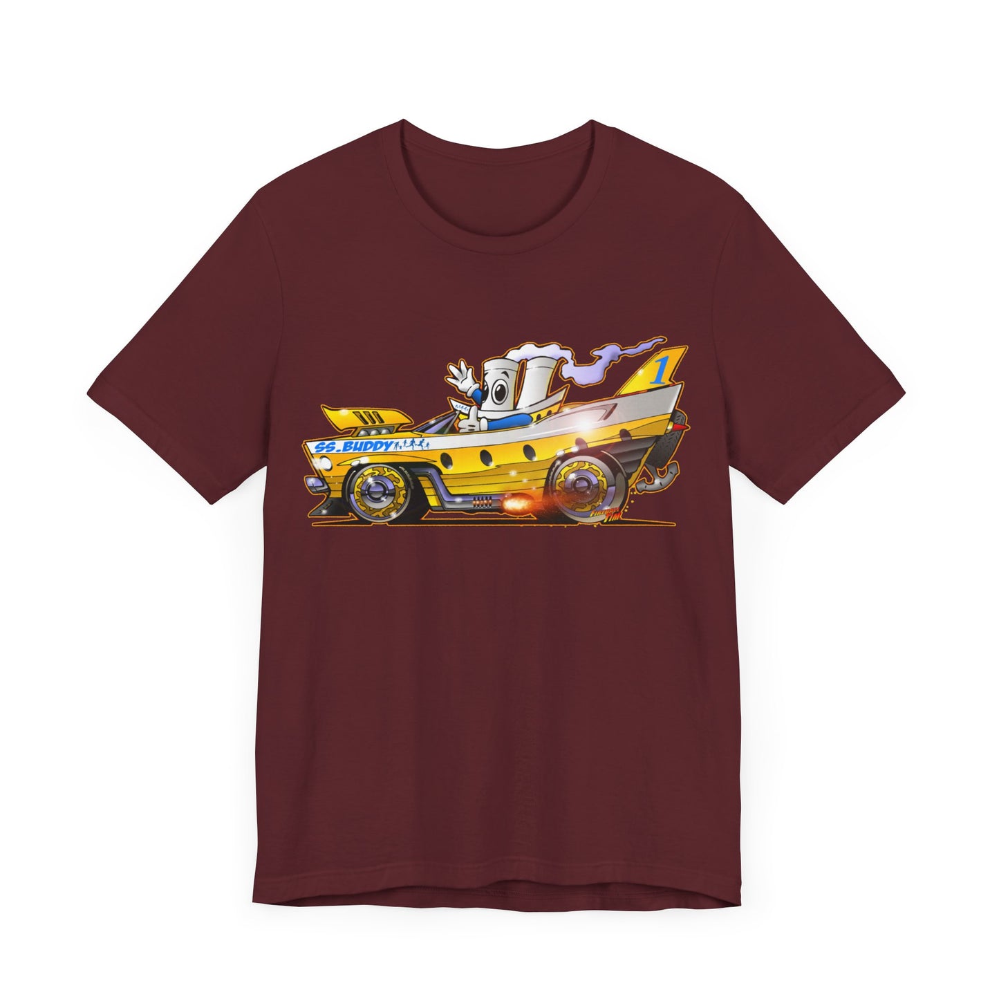 BUDDY CRUISE BUDDYMOBILE Custom Car Art Short Sleeve Tee in 17 Colors