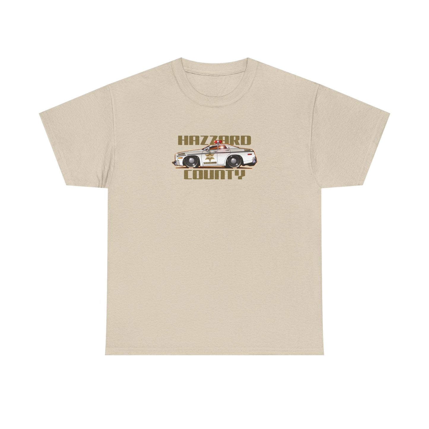 DUKES OF HAZZARD SHERIFF POLICE CAR Collectible Tee Shirt - Multiple Colors