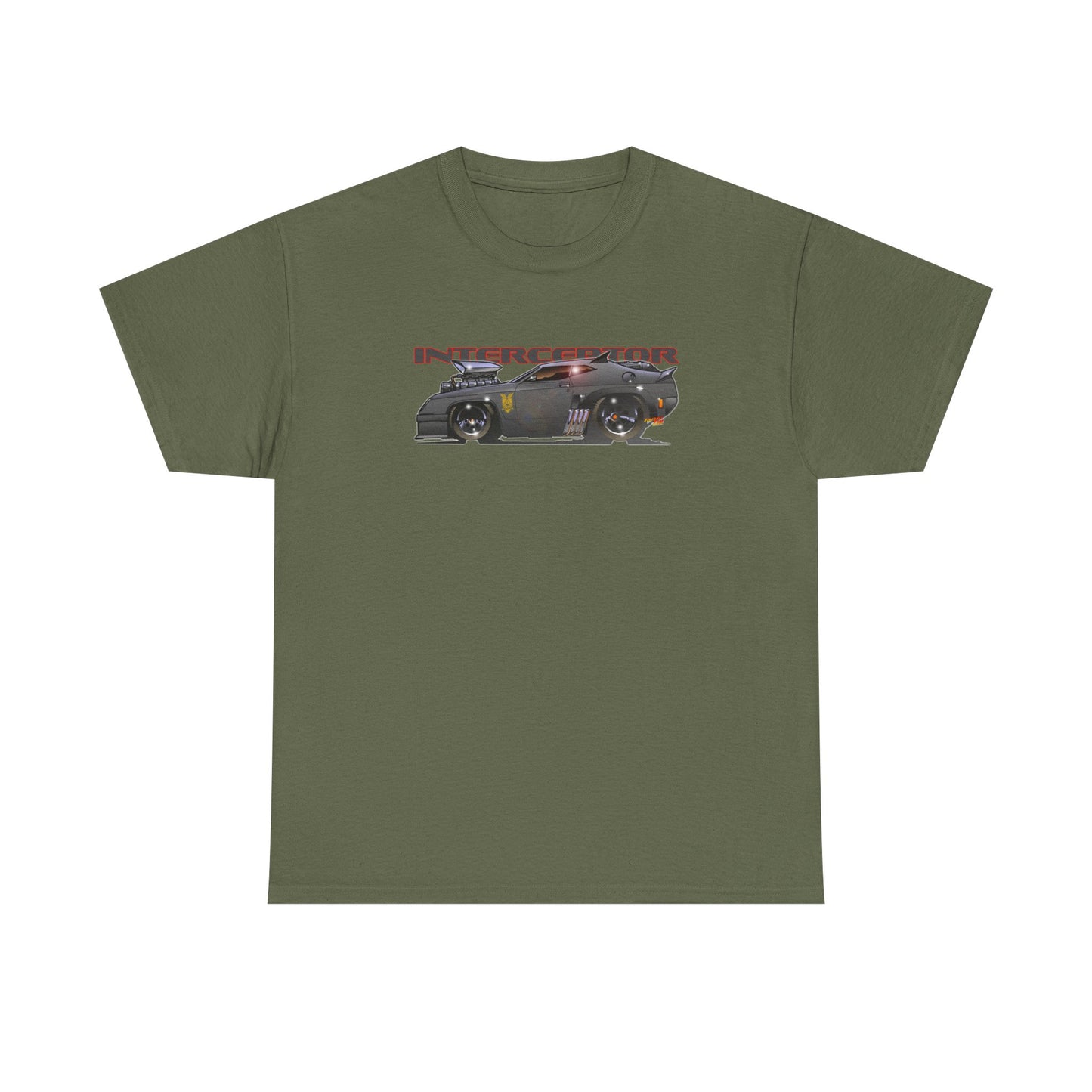 MAD MAX PURSUIT INTERCEPTOR POLICE CAR Tee Shirt- Multiple Colors