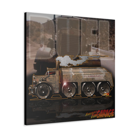 DUEL Movie Truck Concept Art Canvas MASTERPRINT 3 Sizes