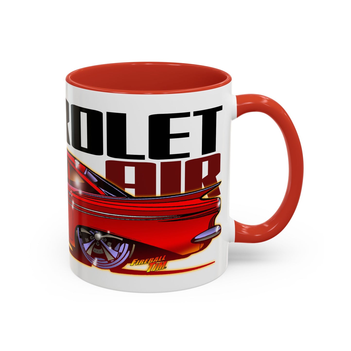 CHEVROLET BEL AIR 1960 Collectible Fireball Art Coffee Mug - 2 Sizes