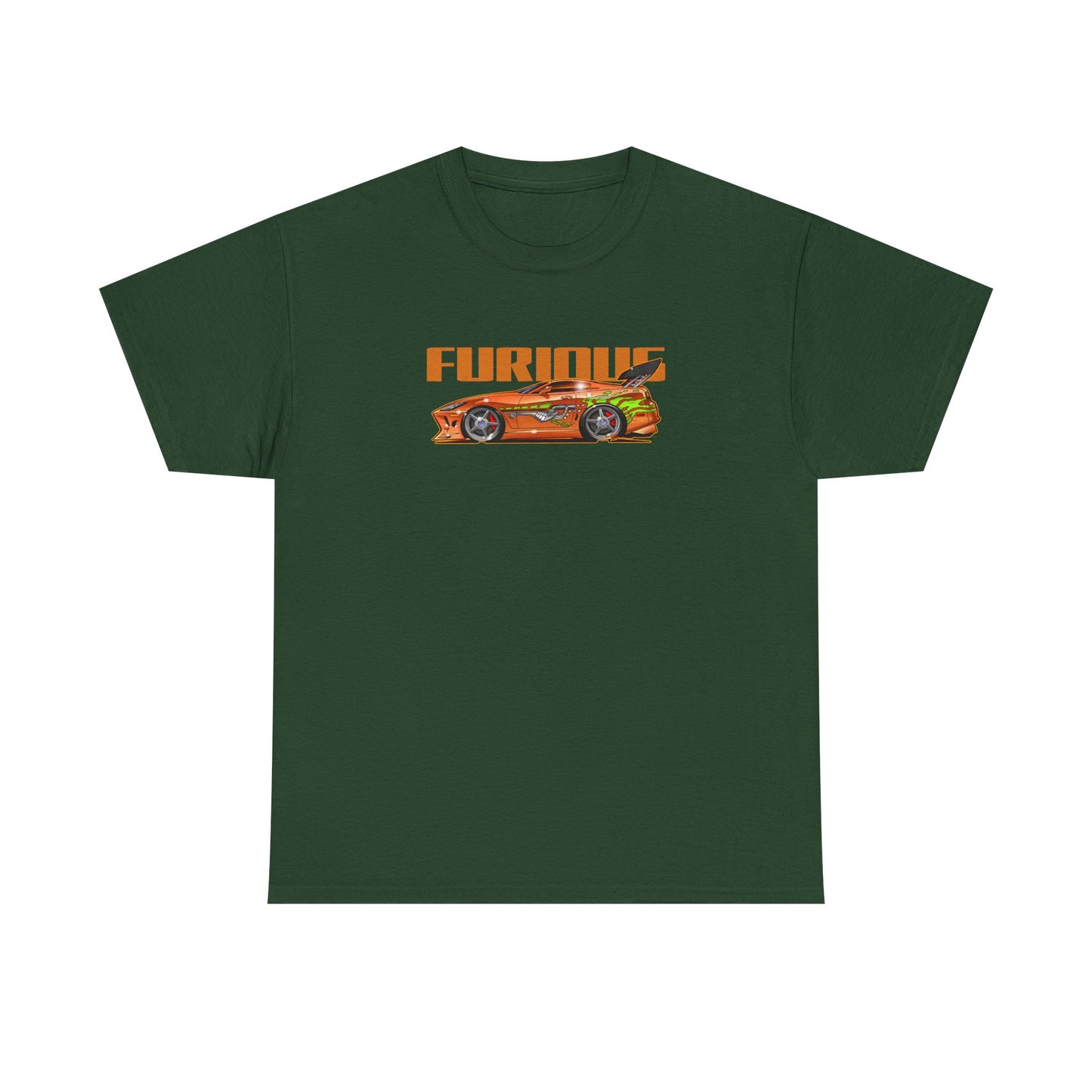 FAST & FURIOUS 1994 TOYOTA SUPRA MK IV Fireball Art Tee Shirt - Multiple Sizes
