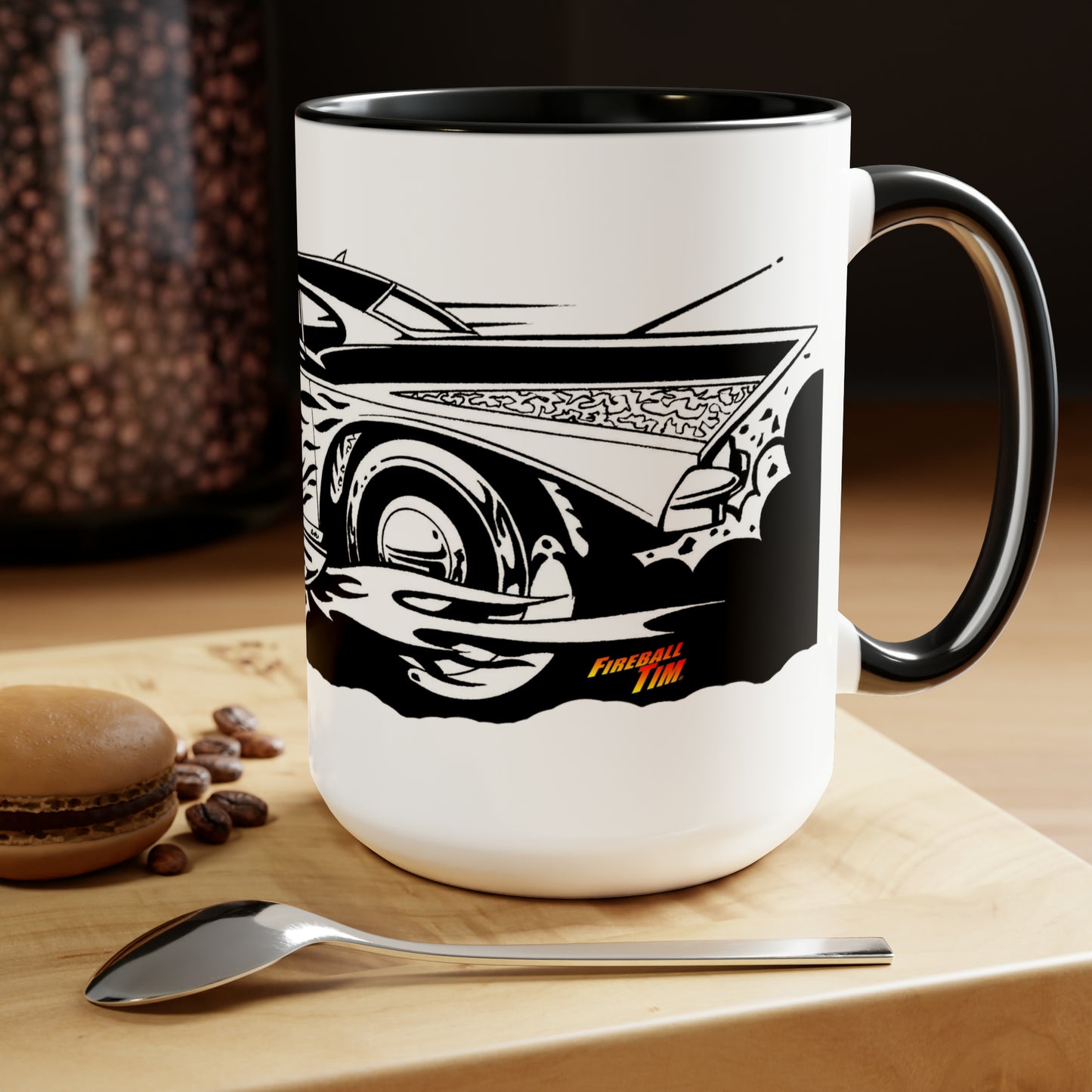 CHEVY BEL AIR Hot Rod Muscle Car Ver. 1 1957 Coffee Mug 15oz