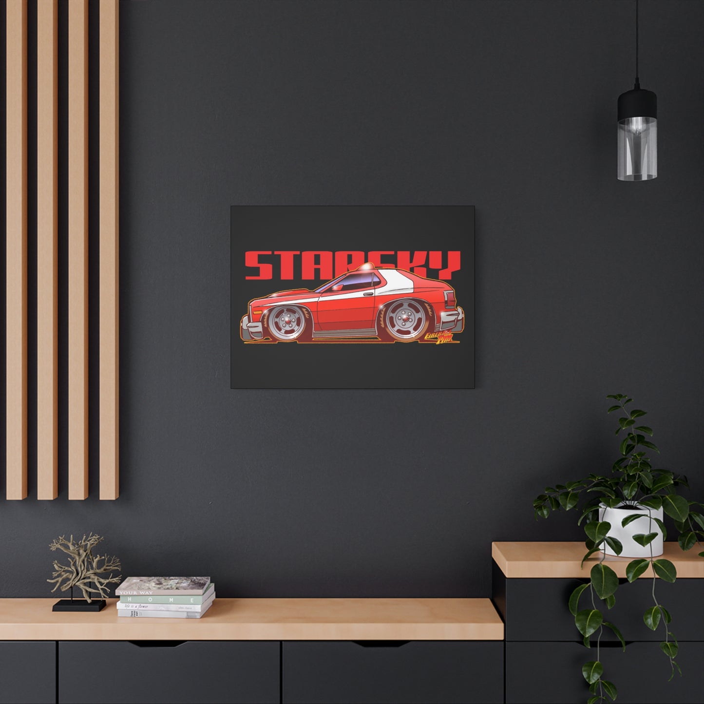 STARSKY Torino Fireball Canvas Art Print - 11x14
