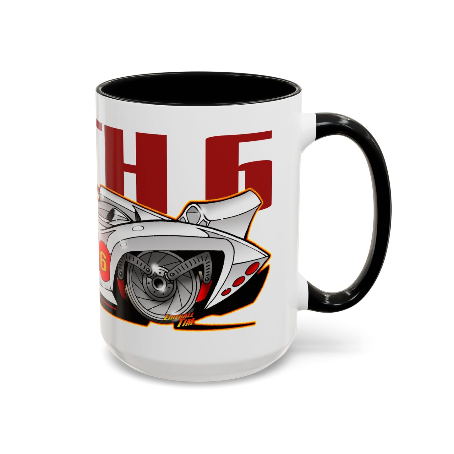 SPEED RACER MACH 6 Fireball Art Collectible Coffee Mug - 2 Sizes