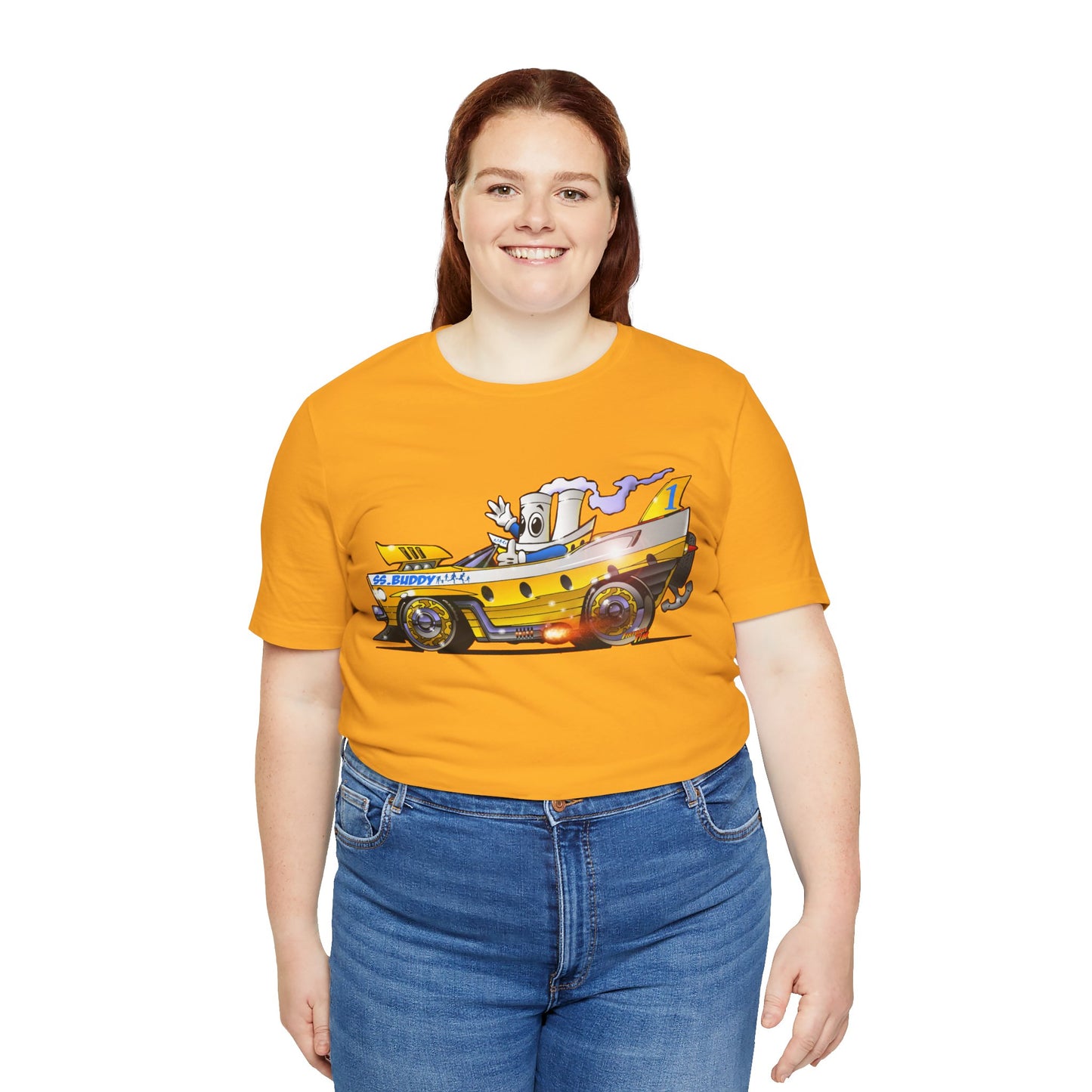 BUDDY CRUISE BUDDYMOBILE Custom Car Art Short Sleeve Tee in 17 Colors