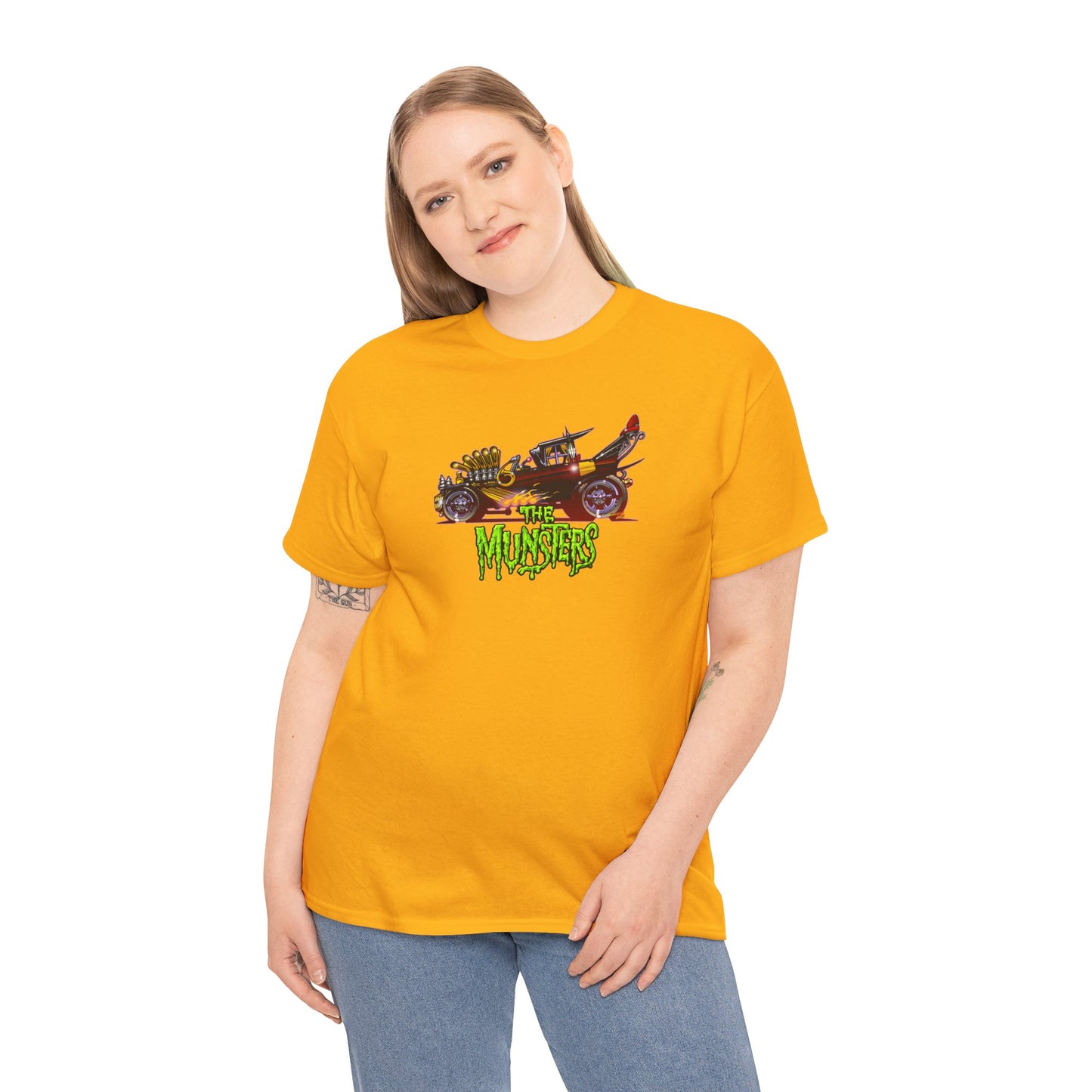 THE MUNSTERS TV Show Munster Koach Concept Art Cotton Tee Shirt 11 Colors