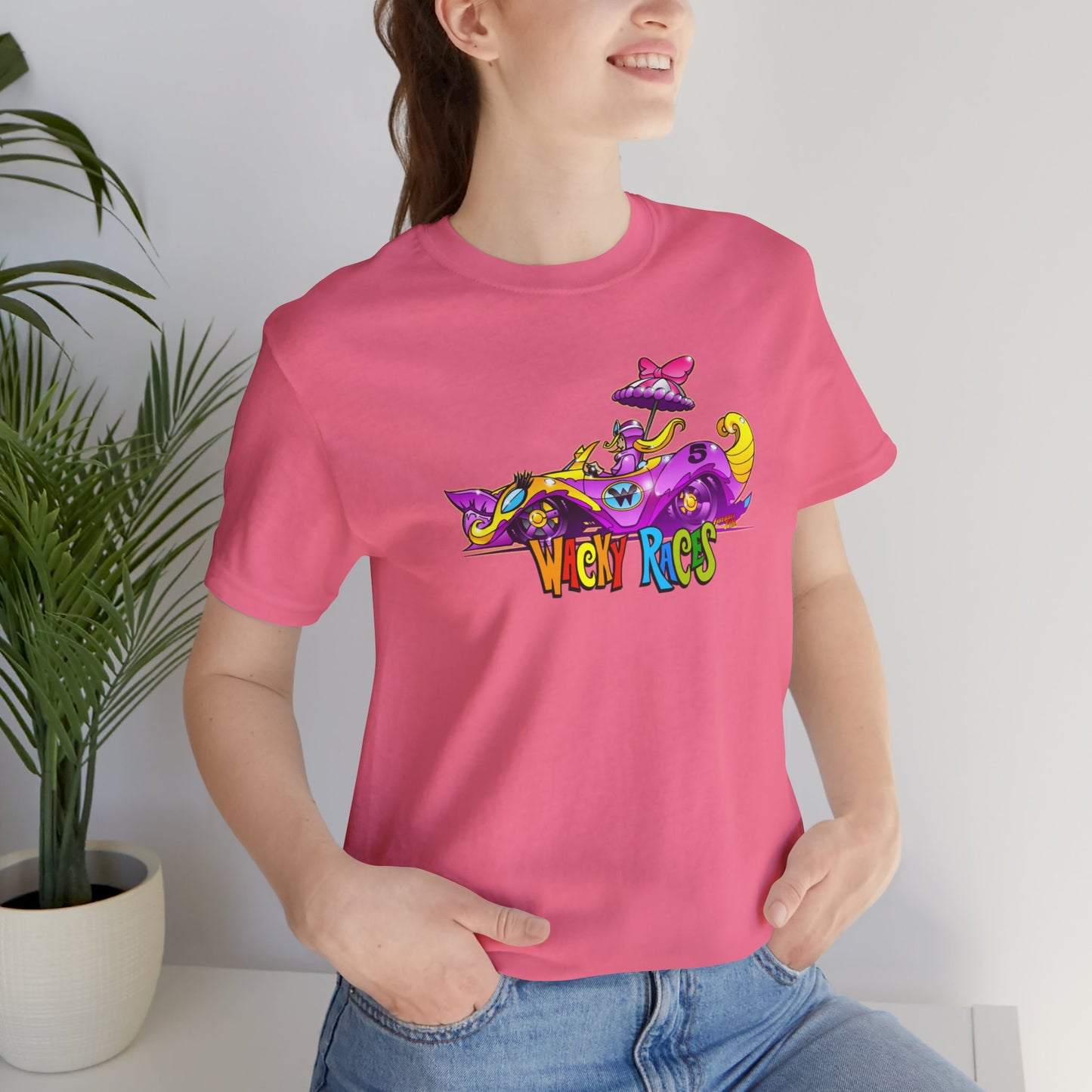 PENELOPE PITSTOP Wacky Races Cartoon Concept Art Short Sleeve Tee 10 Colors