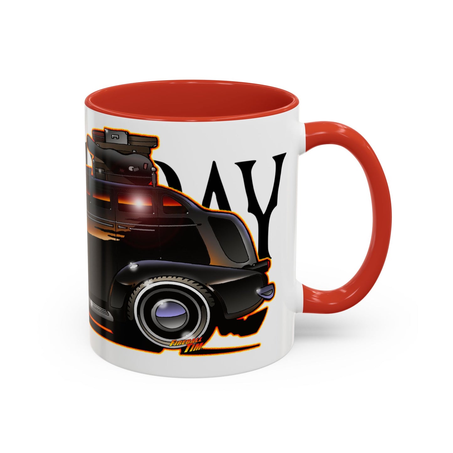 WEDNESDAY TV SHOW PONTIAC LIMO Collectible Art Coffee Mug - 2 Sizes