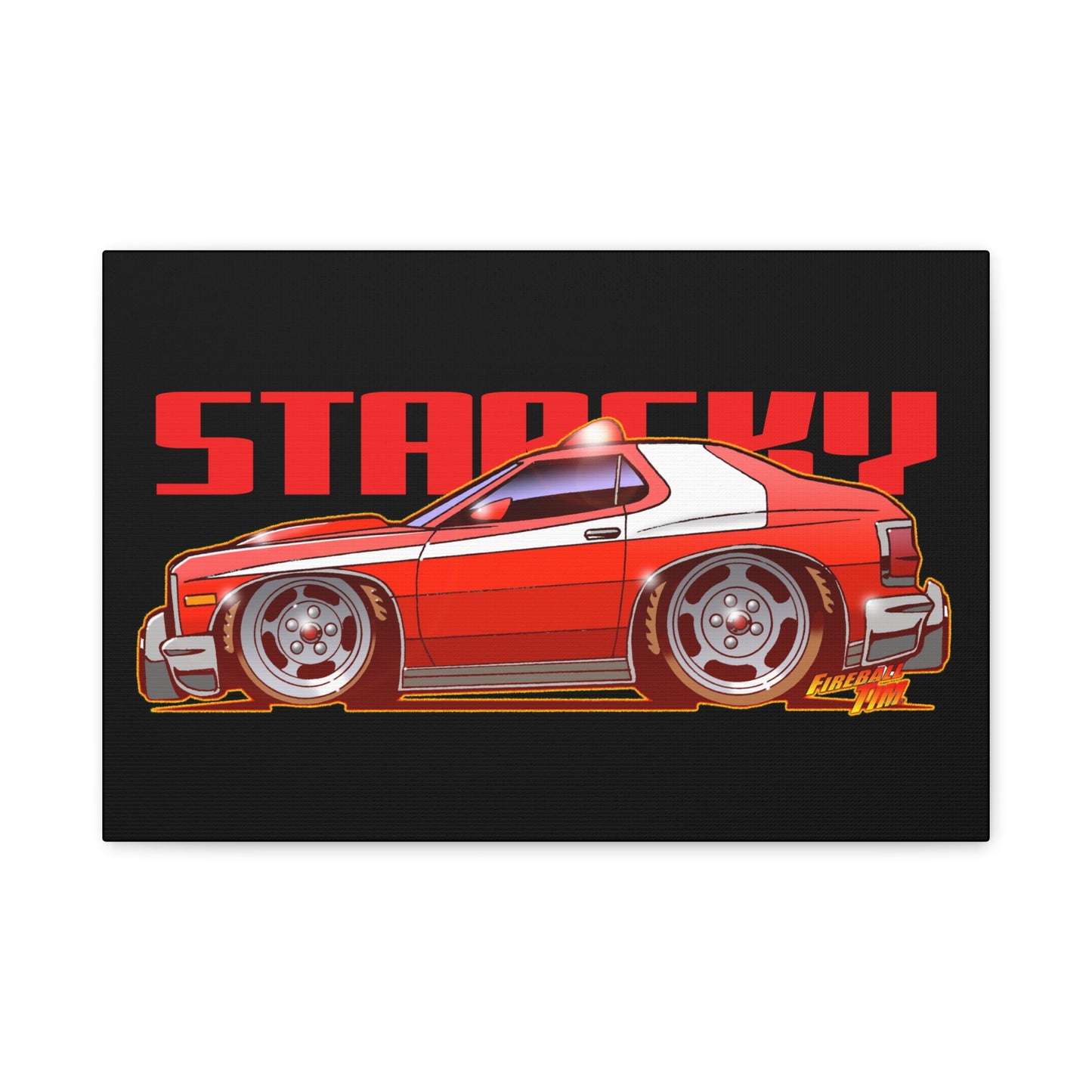 STARSKY Torino Fireball Canvas Art Print - 11x14