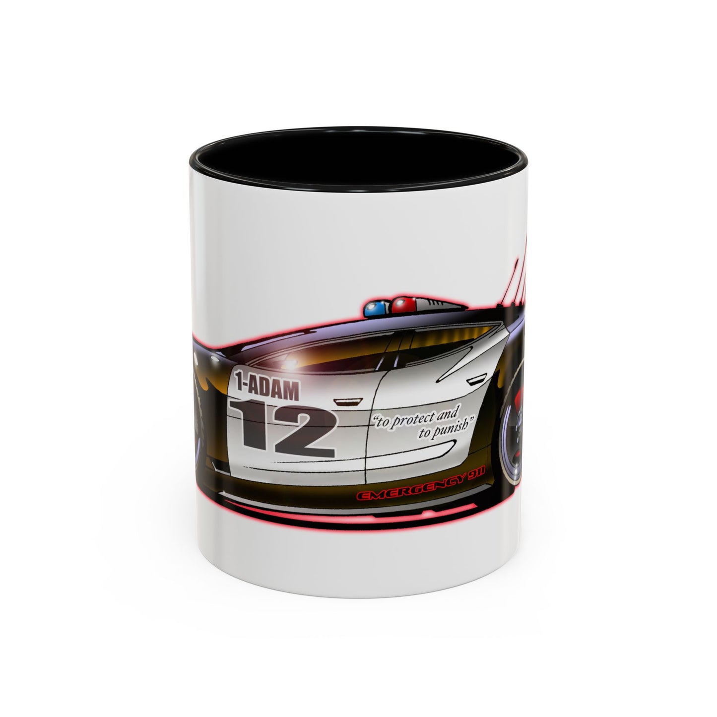 ADAM 12 FISKER KARMA Police Car Concept Art Coffee Mug 11oz