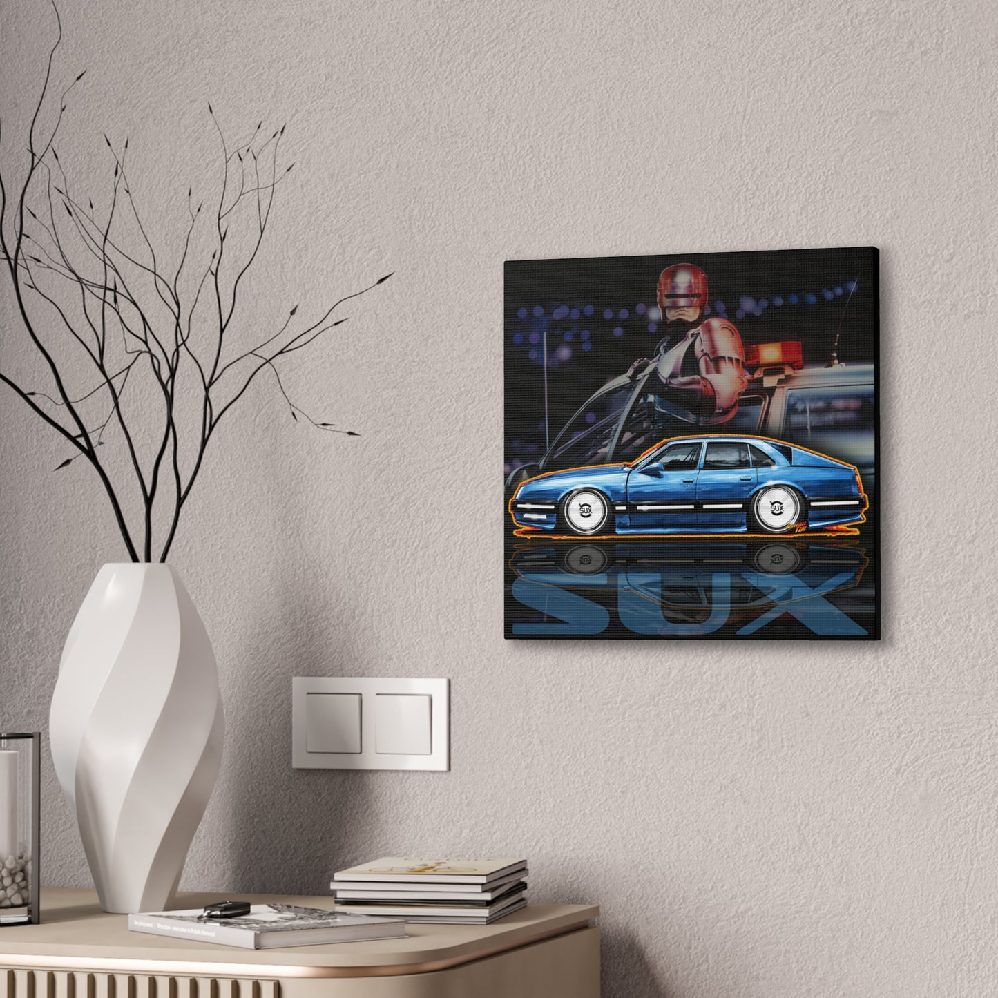 Copy of GENESIS MAGMA 2027 Custom Collectible Fireball Art Canvas Stretched Print