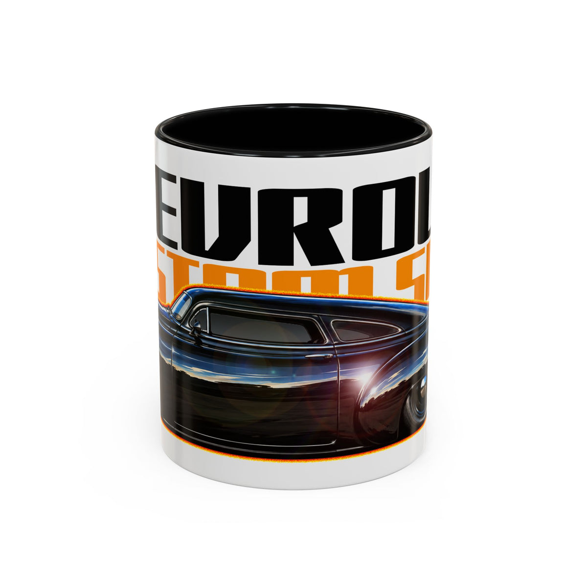CHEVROLET KUSTOM SLED Classic Car Collectible Fireball Art Coffee Mug - 2 Sizes