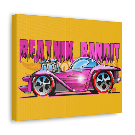 Hot Wheels BEATNIK BANDIT Diecast Redline Concept Art Canvas Print 11x14