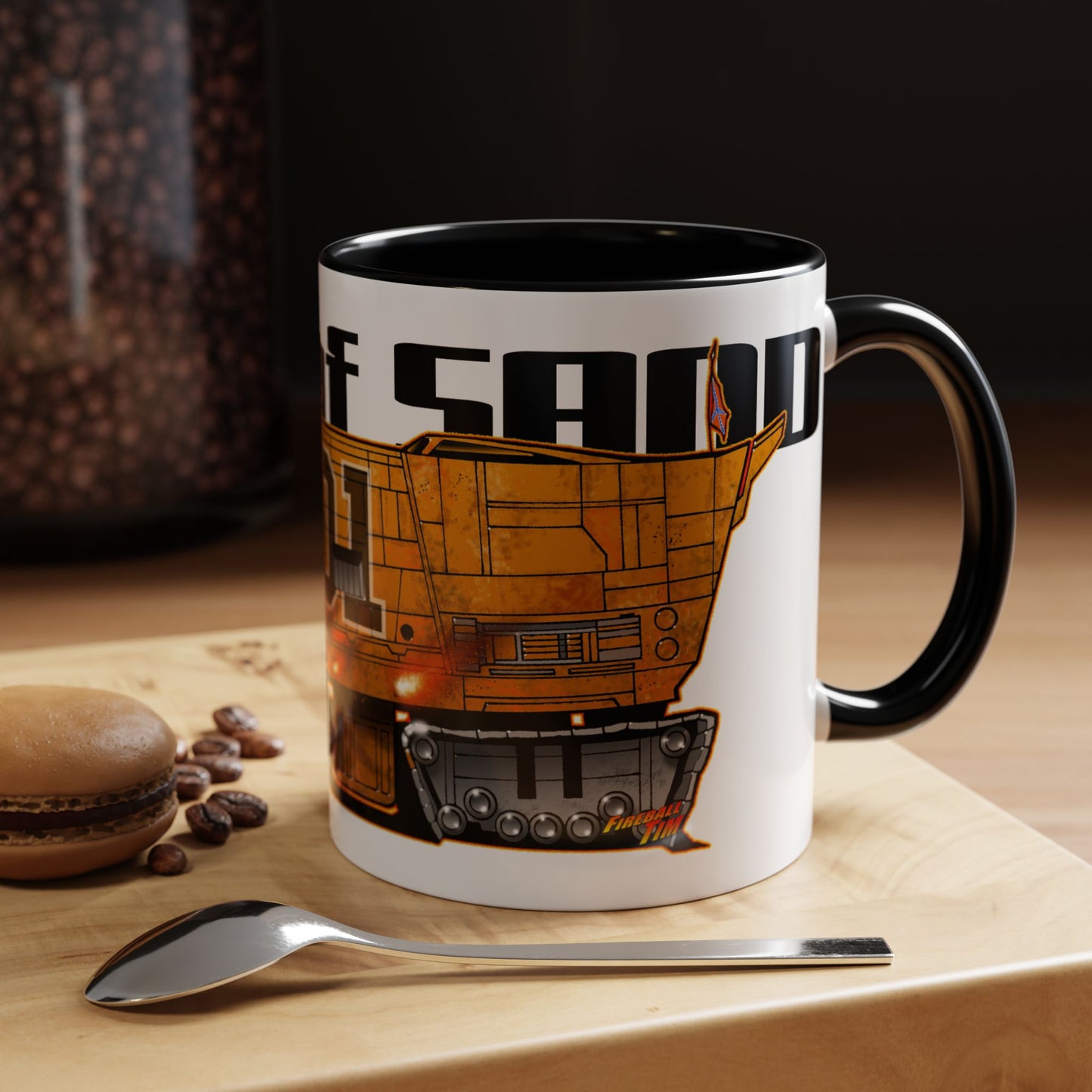 DUKE OF SAND Dukes of Hazzard Sandcrawler Collectible Art Coffee Mug - 2 Sizes
