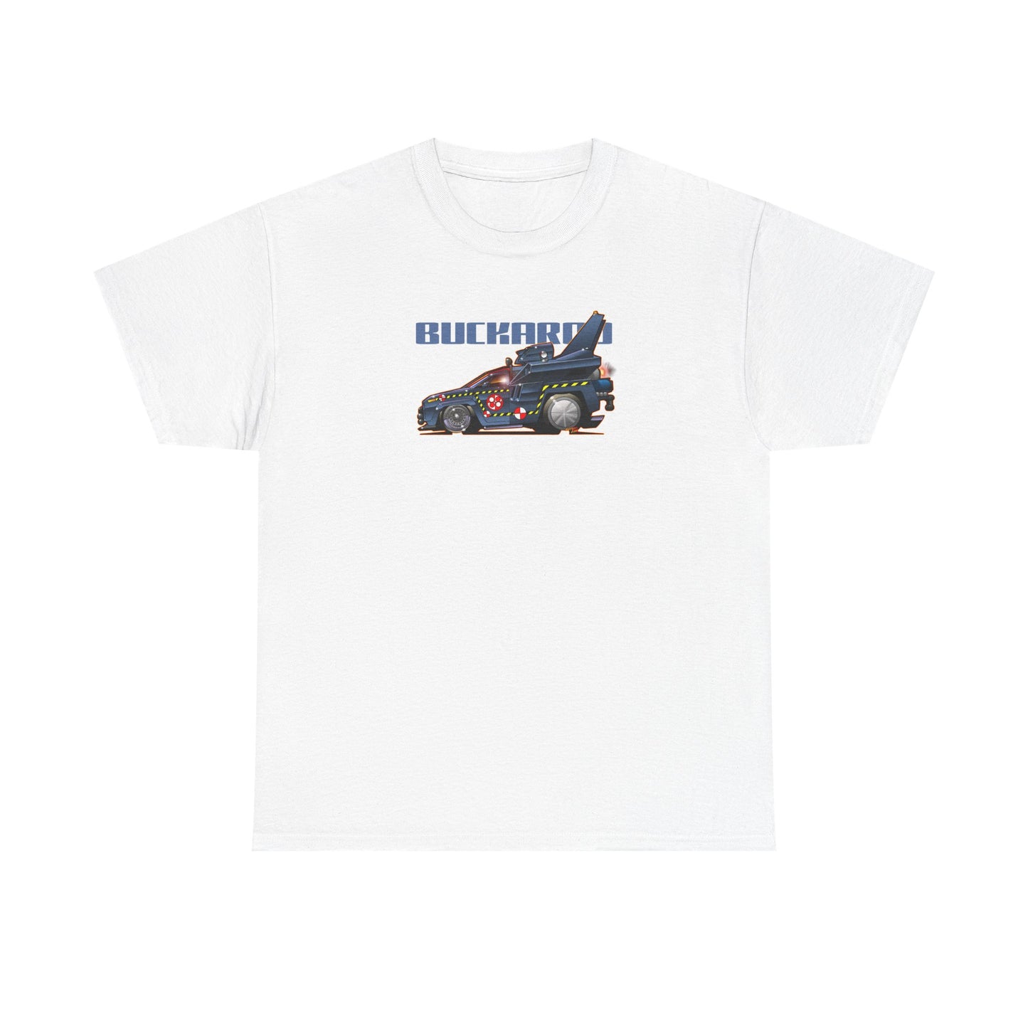 BUCKAROO BANZAI JET TRUCK Movie Car Fireball Art Tee Shirt - Musltiple Sizes