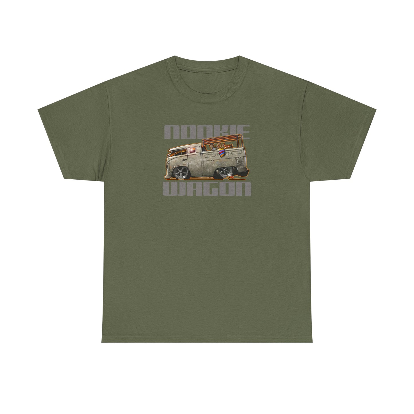CUSTOM ED FOX VW BUS NOOKIE WAGON Tee Shirt - Multiple Colors