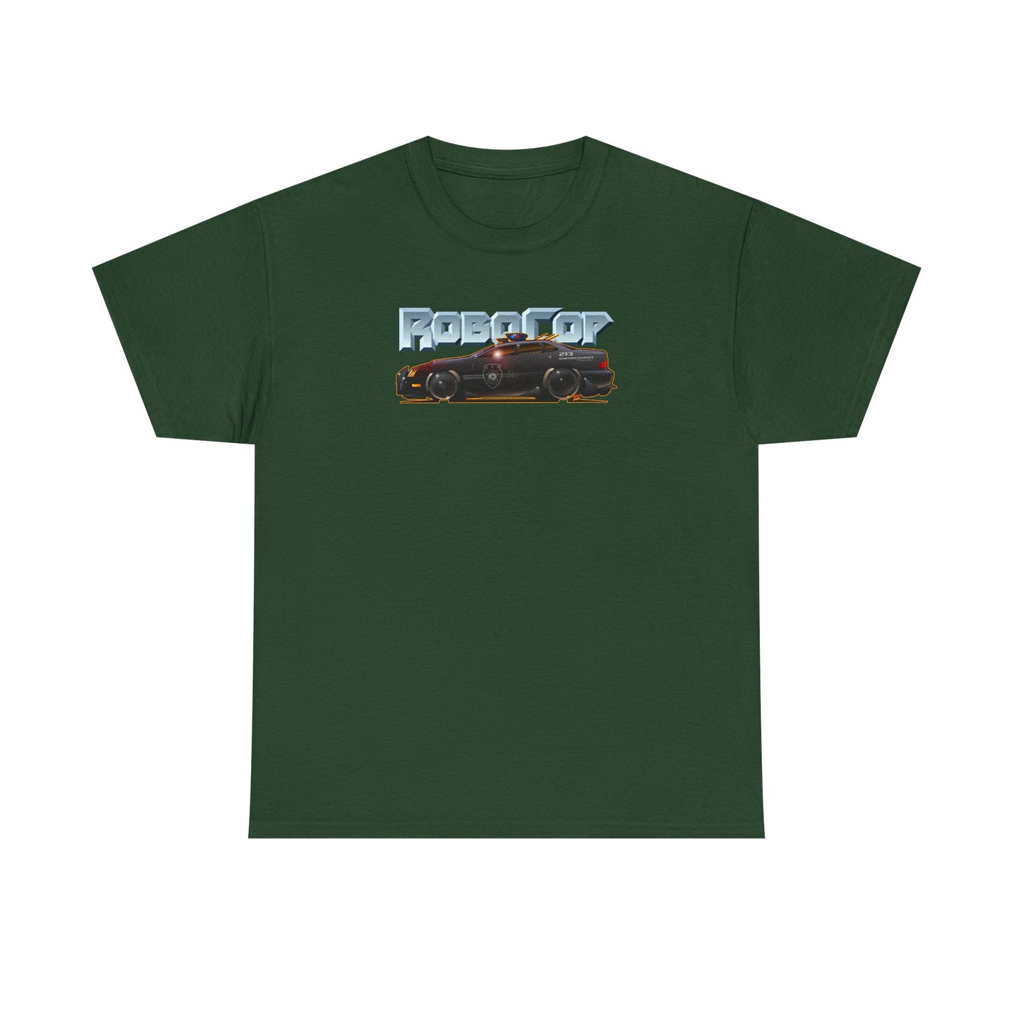 ROBOCOP Taurus Police Car Fireball Art Tee Shirt - Multiple Colors