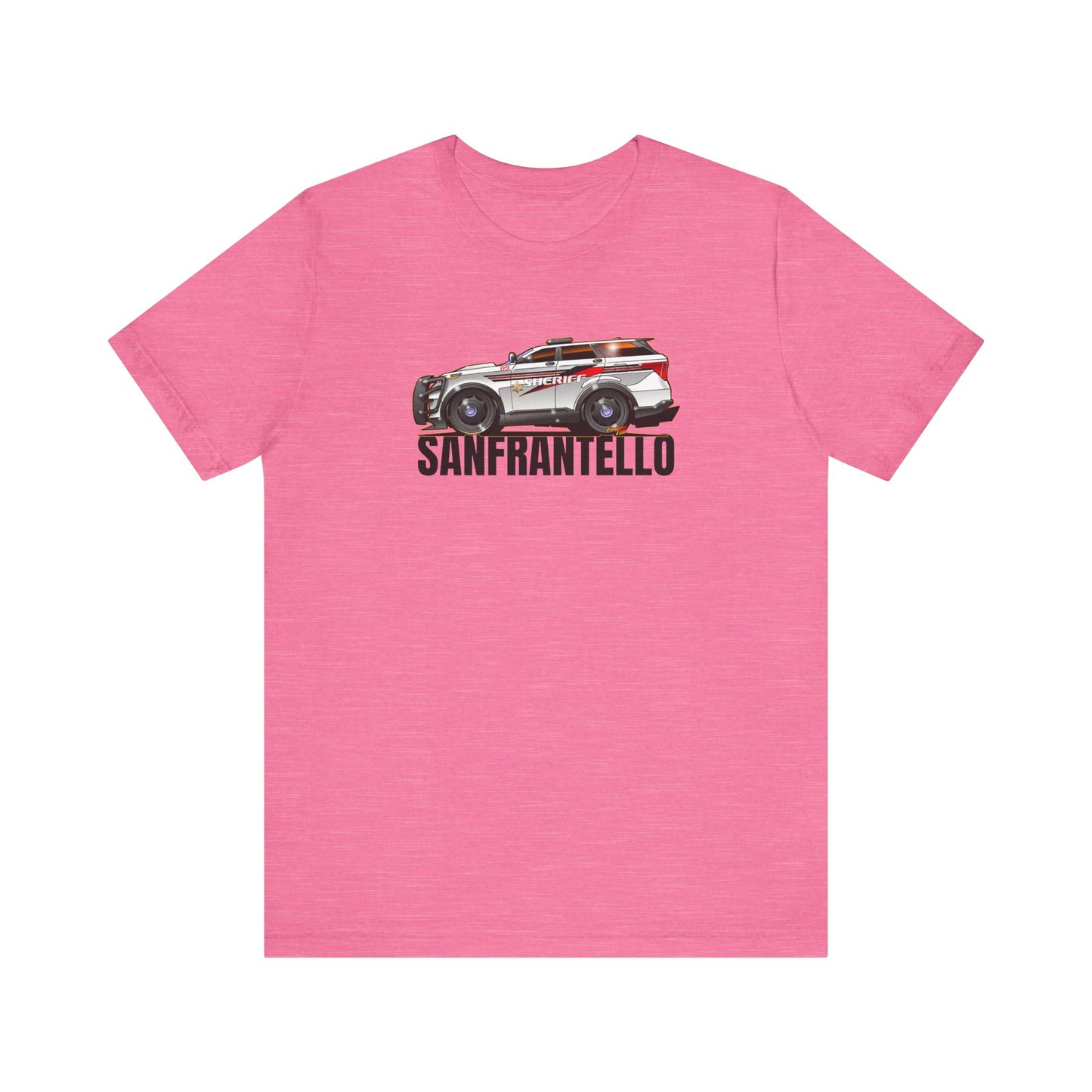 FORD EXPLORER POLICE CRUISER Sanfrantello 09 Tribute Concept Art Short Sleeve Tee 12 Colors