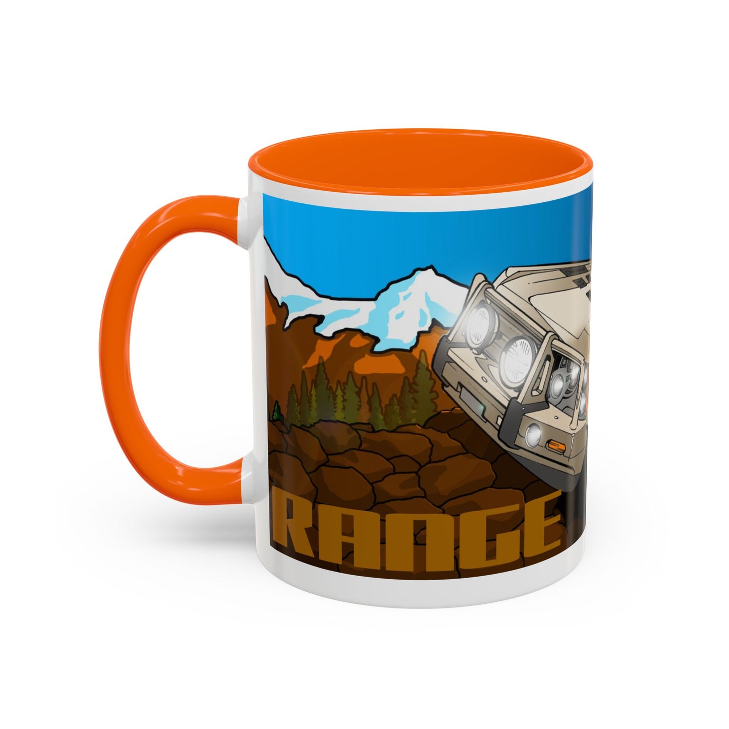 RANGE ROVER EXPLORER Fireball Art Coffee Mug - 2 Sizes