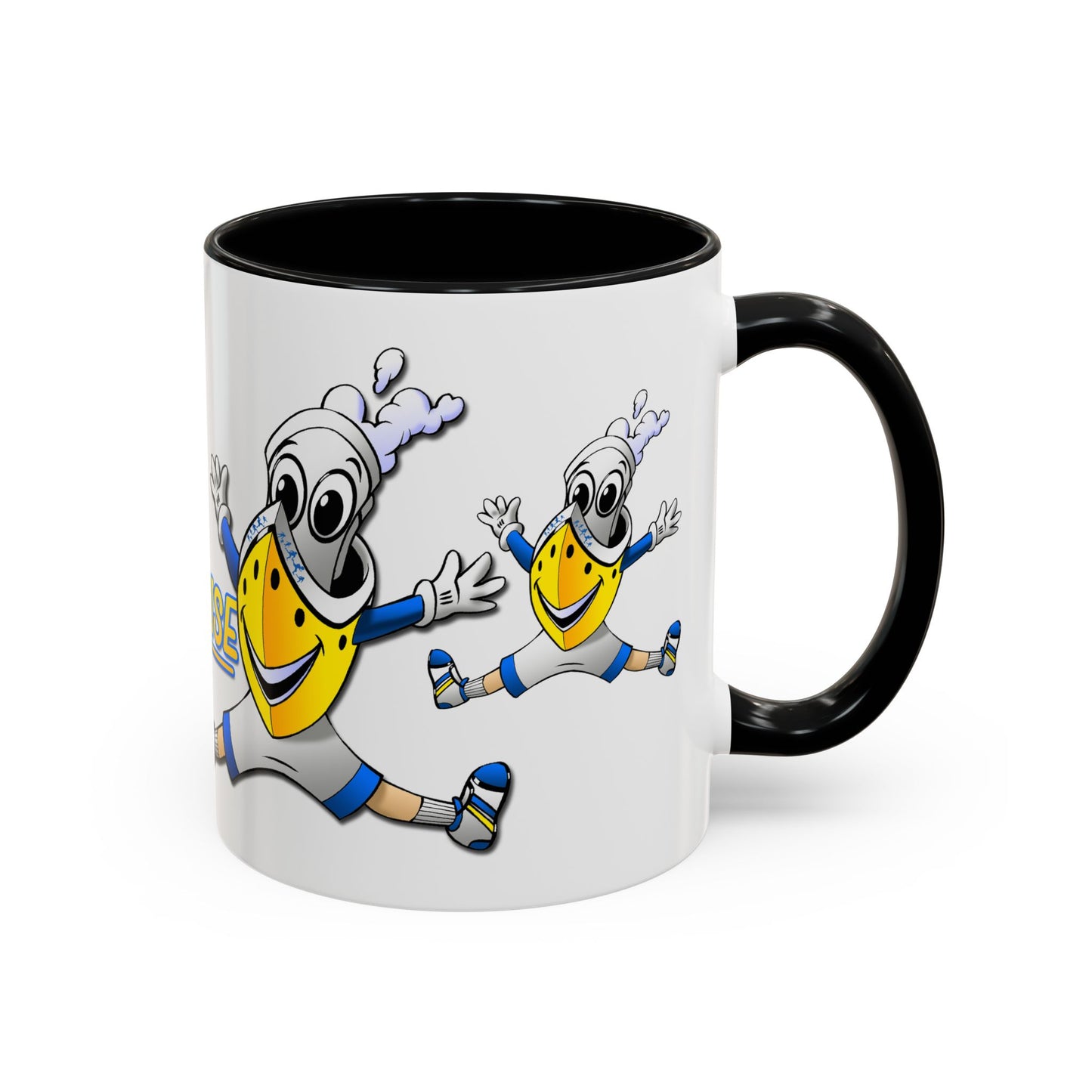 BUDDY CRUISE Mascot Jumping Coffee Mug — 11/15oz Multiple Colors