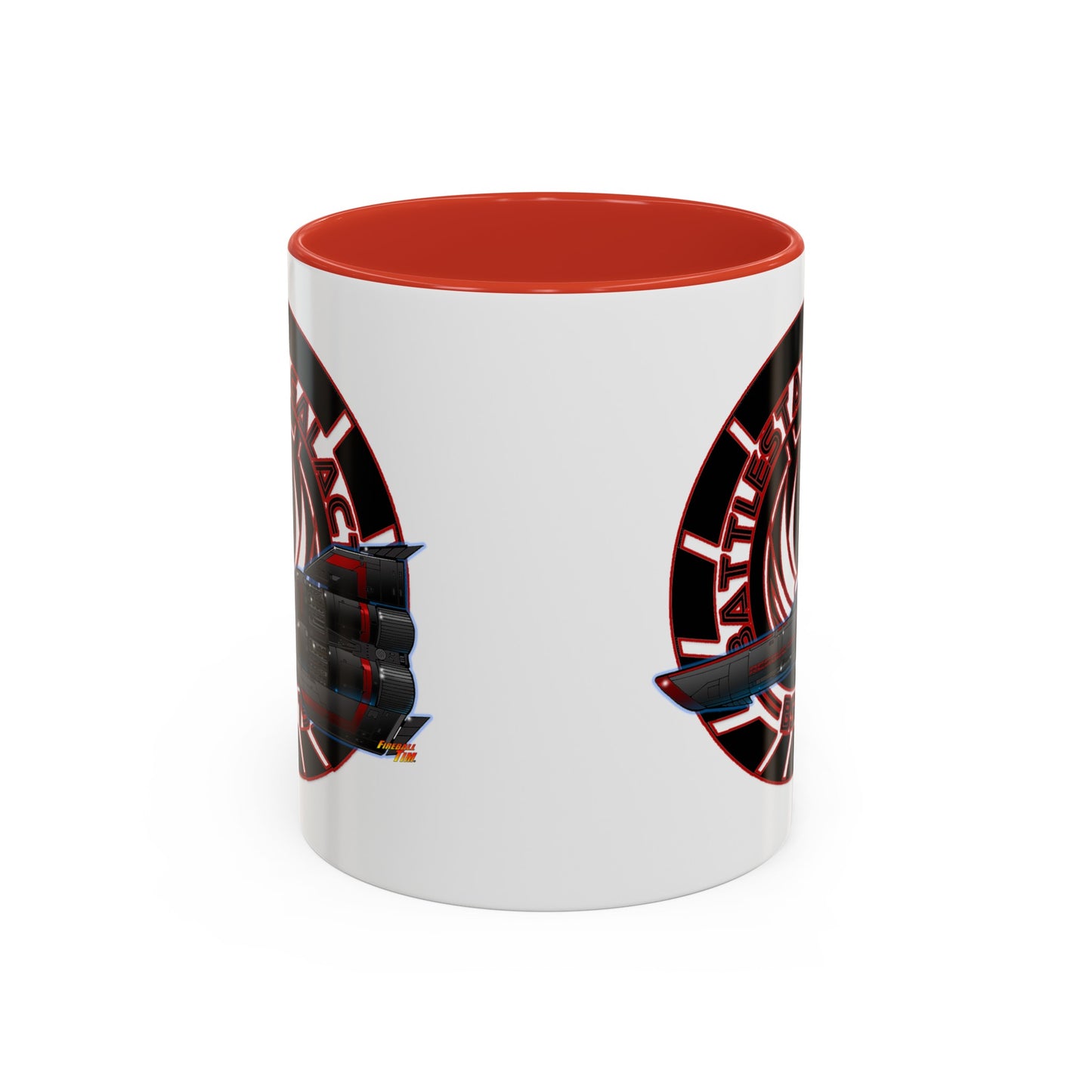 BATTLESTAR GALACTICA Viper Concept Art Crest Coffee Mug 11 and 15oz