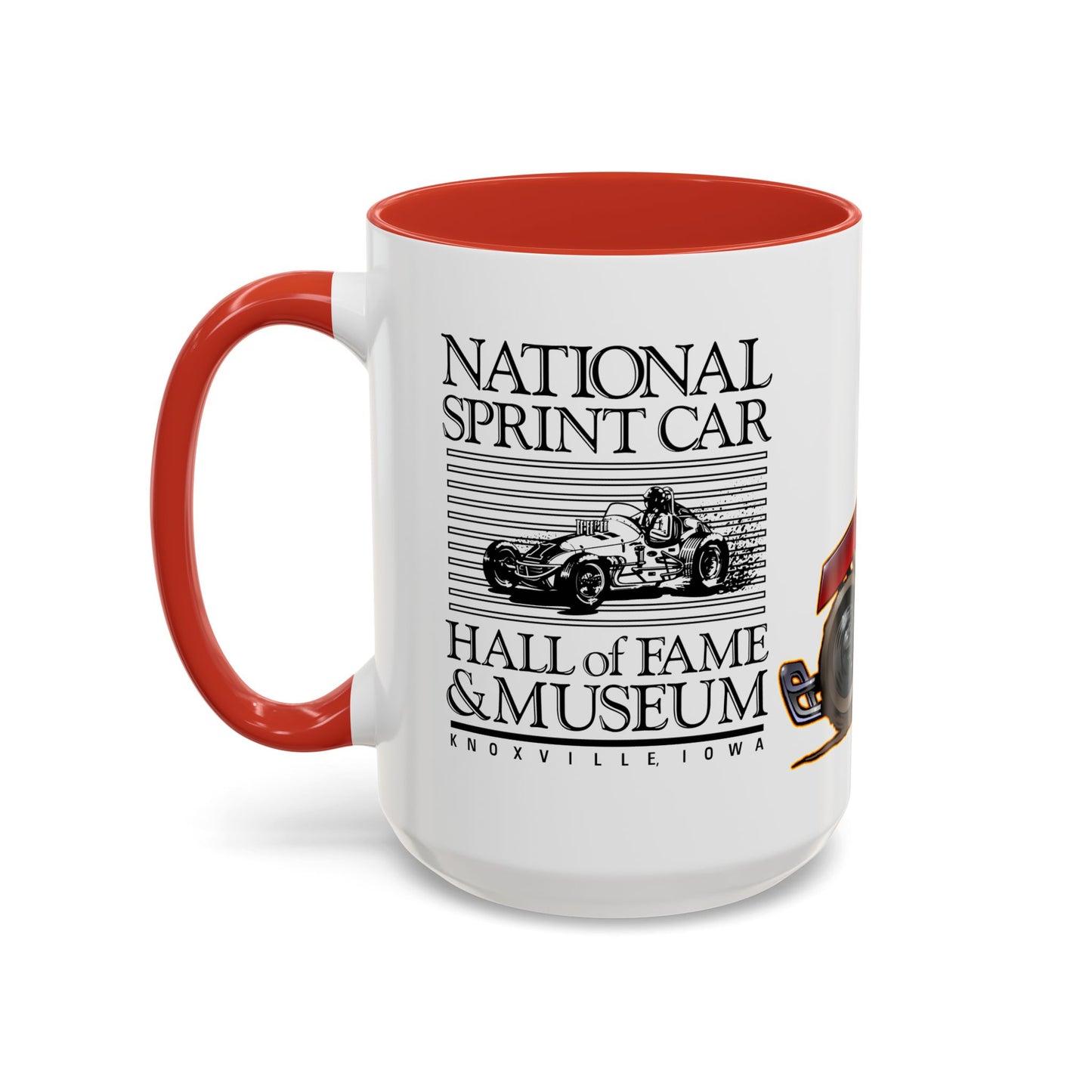 NATIONAL SPRINT CAR MUSEUM Hall of Fame Racing Collectible Coffee Mug 2 Sizes 3 Colors