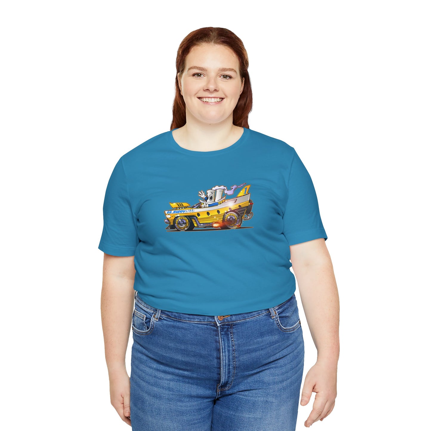 BUDDY CRUISE BUDDYMOBILE Custom Car Art Short Sleeve Tee in 17 Colors