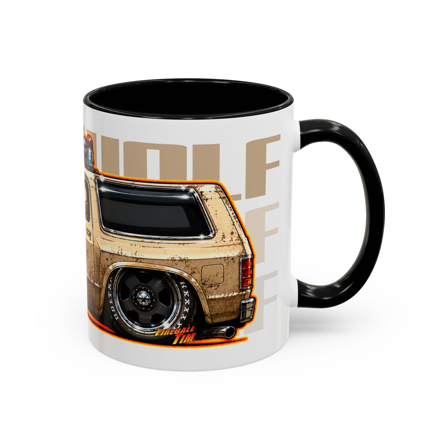 LONE WOLF MCWADE 1983 Dodge Ramcharger Collectible Art Coffee Mug - 2 Sizes