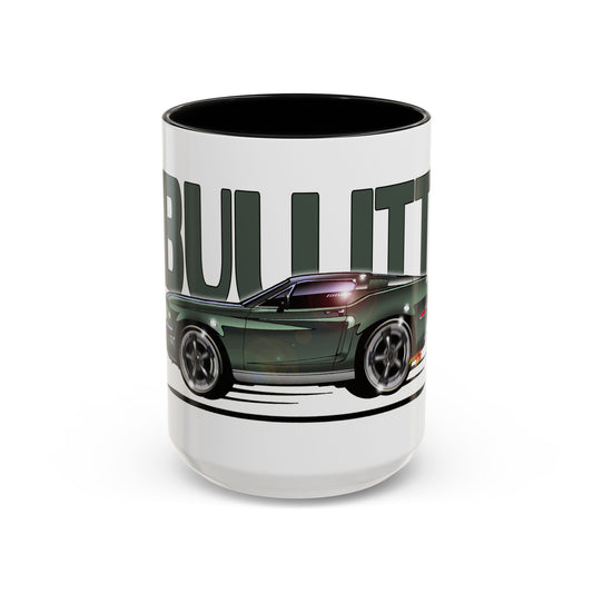 BULLITT FORD MUSTANG Steve McQueen Concept Art Coffee Mug 2 Sizes