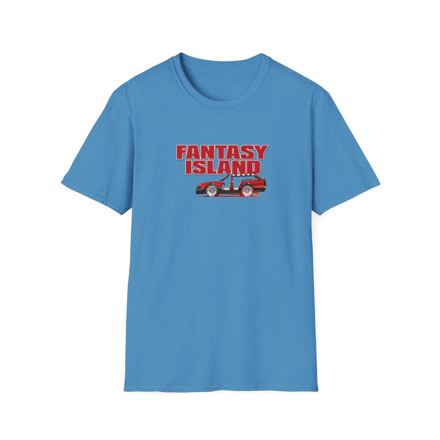 FANTASY ISLAND TV Show Plymouth Concept Art Softstyle T-Shirt - 11 Colors