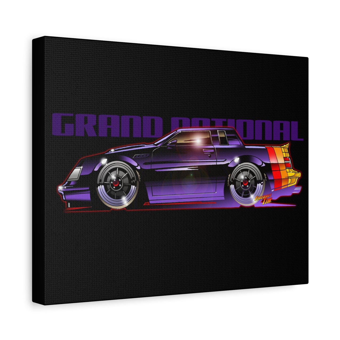 BUICK GRAND NATIONAL GNX 1987 Canvas Wall Art Print - 11x14