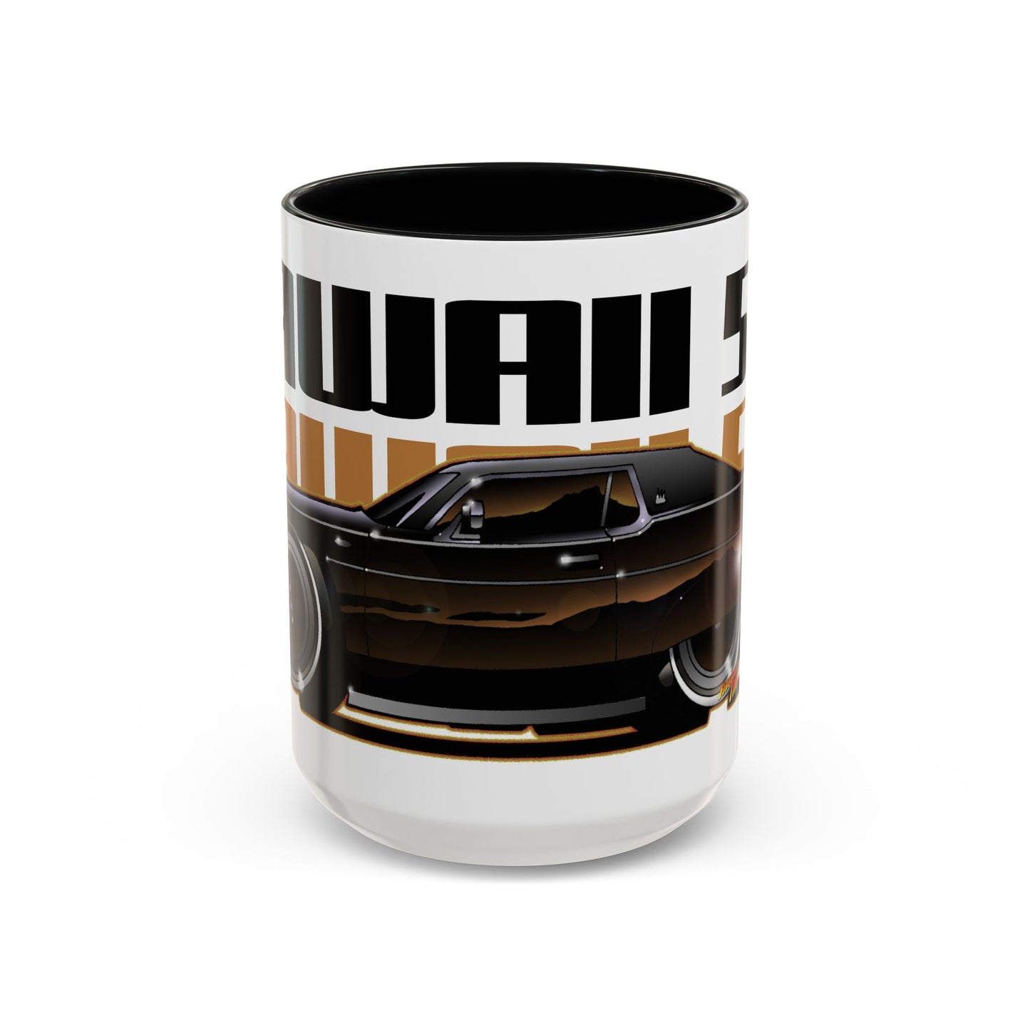 HAWAII 5-O 1974 MERCURY MARQUIS BROUGHAM Fireball Art Coffee Mug - 2 Sizes