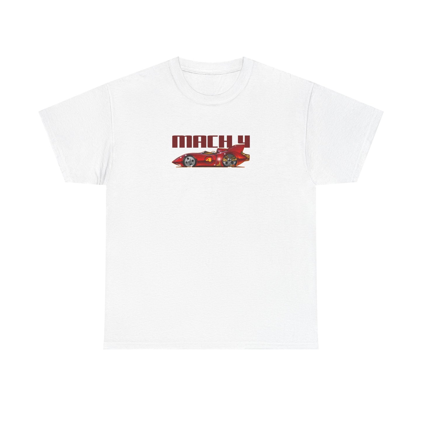 SPEED RACER MACH 4 Fireball Art Cotton Tee Shirt - Colors