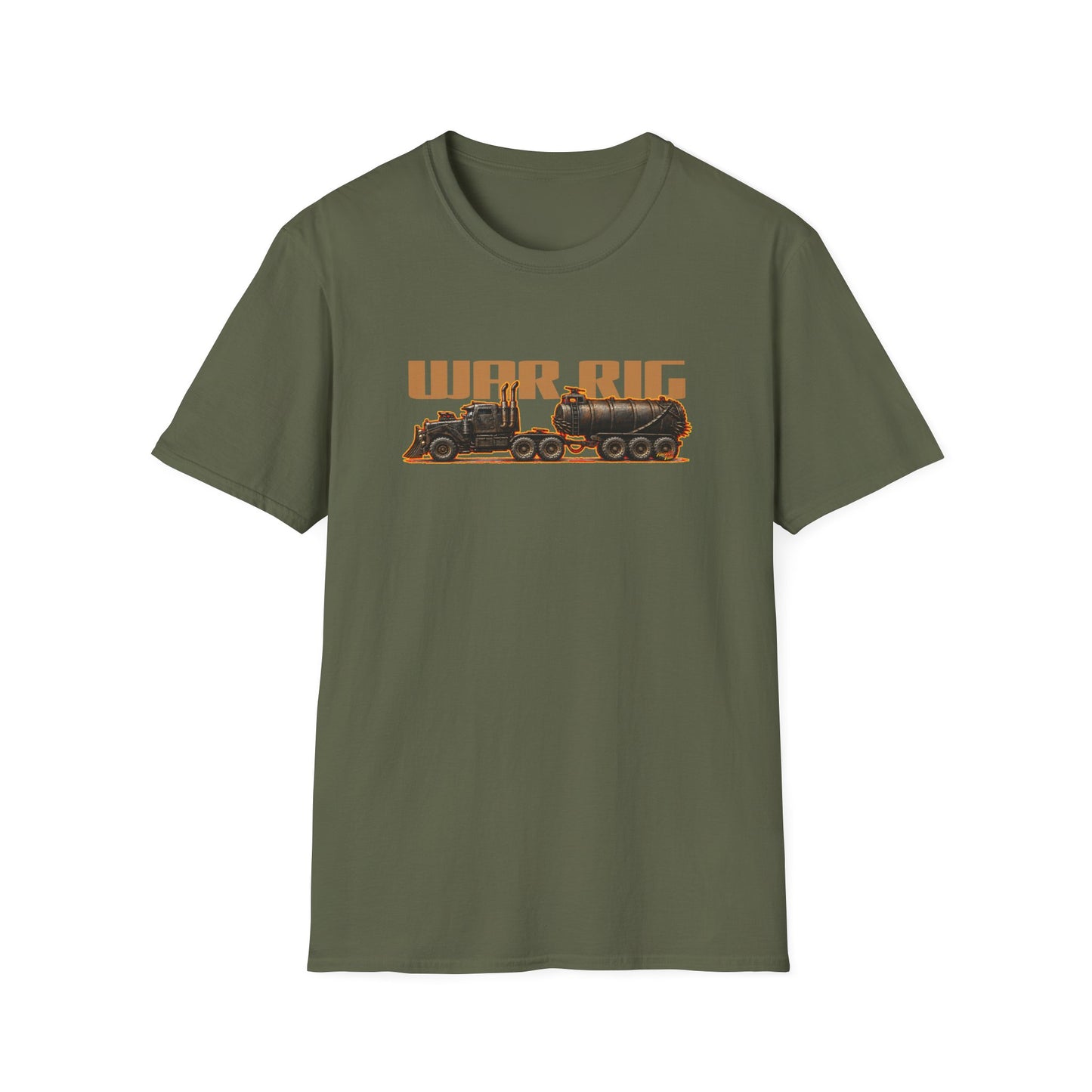 MAD MAX War Rig Collectible Fireball Art Tee Shirt