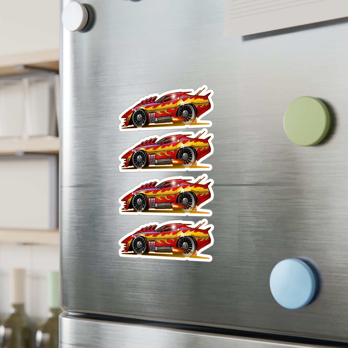 CORVETTE SUMMER Movie Car Collectible Stickers - 4 Sizes