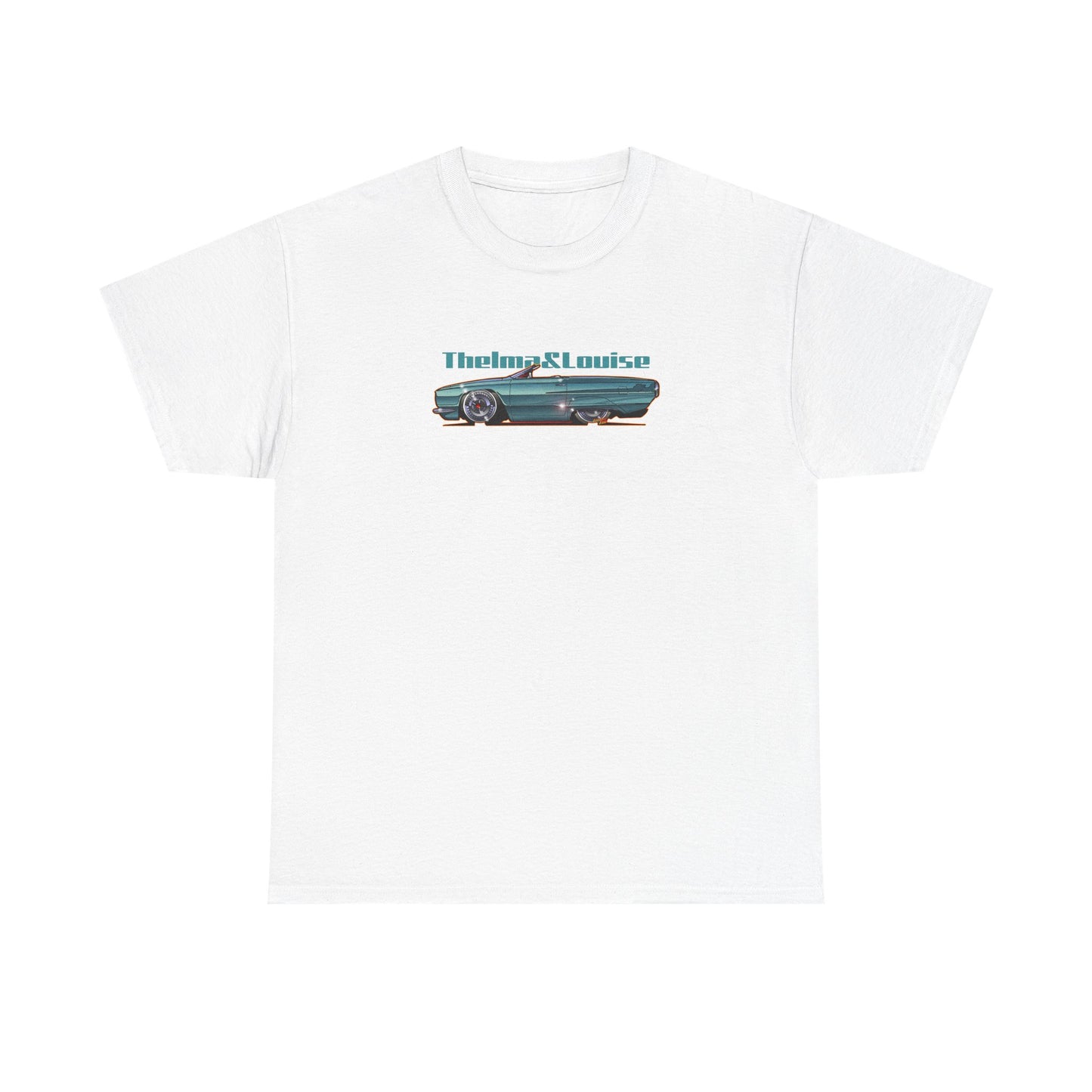 THELMA & LOUISE 1966 Ford Thunderbird Heavy Cotton Tee - Multiple Sizes