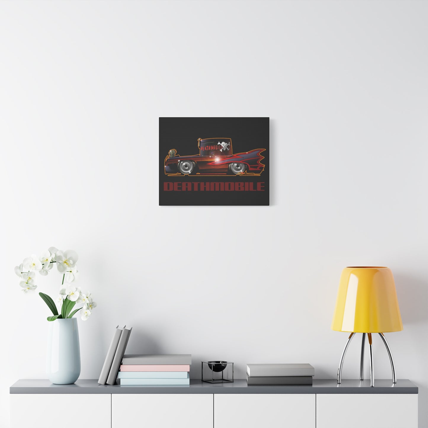 ANIMAL HOUSE DEATHMOBILE Fireball Art Canvas Wall Print